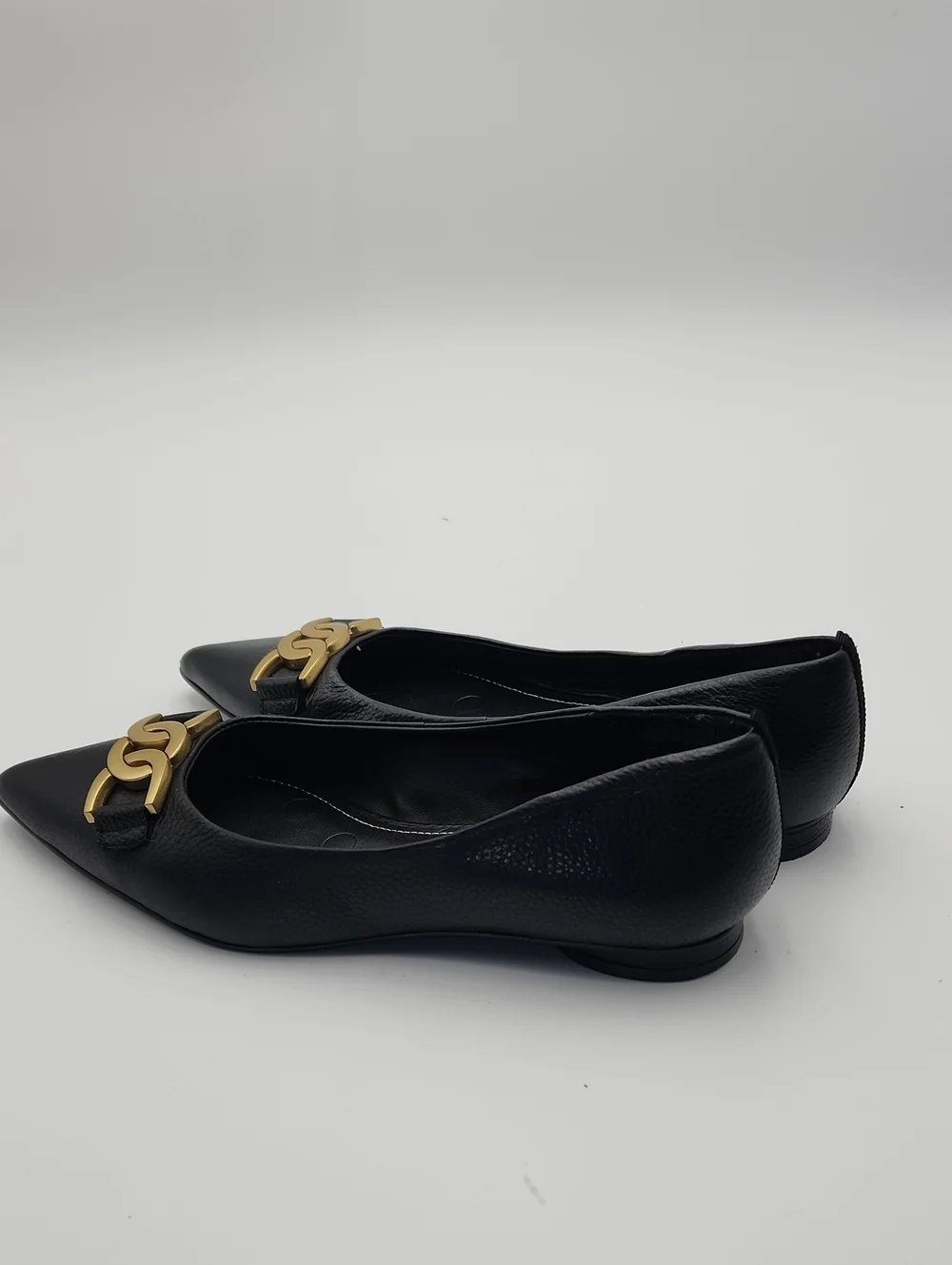Boden Iris Snaffle Black Ballet Flats Size 39